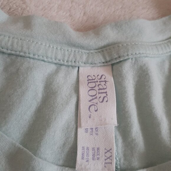 Stars Above Women's Size XXL Mint Green Pajama Set - Picture 3 of 14